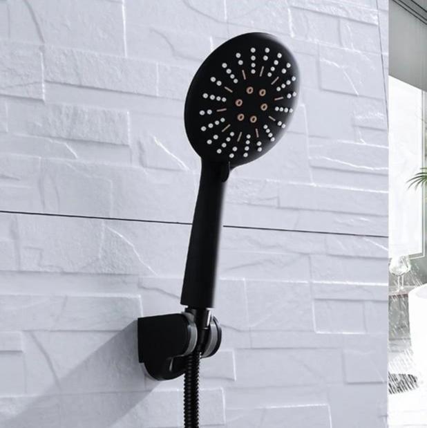Jacqueline - Matte Black Modern Shower - Nordic Side - 01-24, bathroom-collection