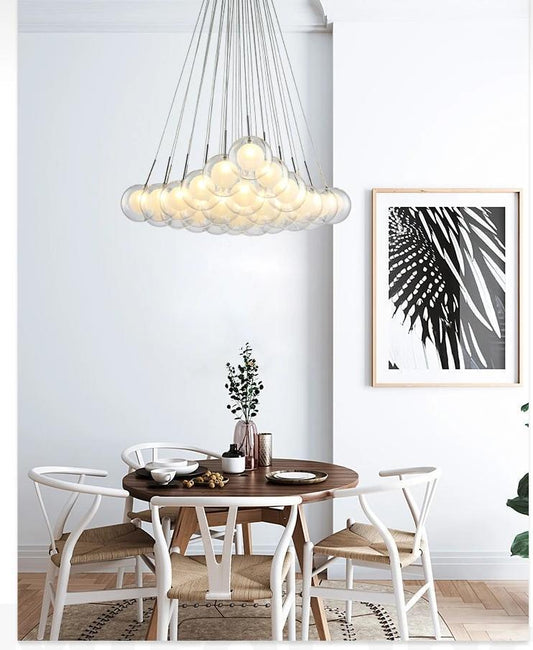 Molec Multi Globe Modern LED chandelier - Nordic Side - 