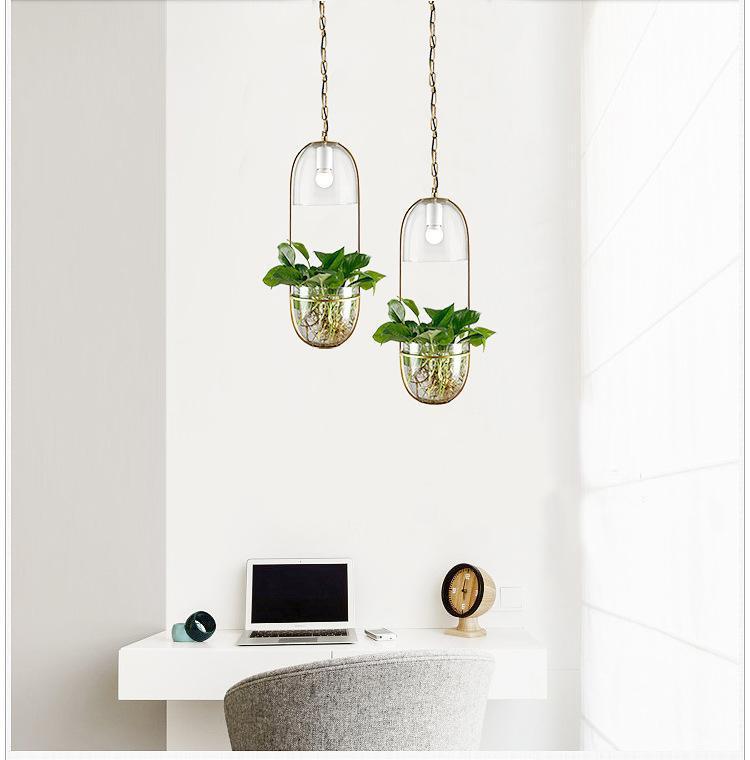 Lileas - Modern Hanging Planter Lamp - Nordic Side - best-selling-lights, feed-cl0-over-80-dollars, feed-cl1-lights-over-80-dollars, hanging-lamp, lamp, light, lighting, lighting-tag, modern,