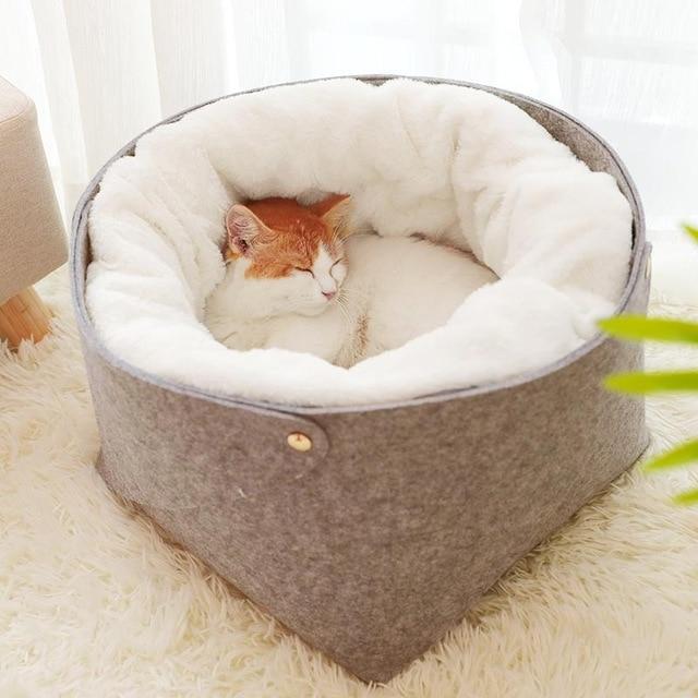 Garfi - Warm Cat Nest Bed - Nordic Side - 11-19, modern-pieces