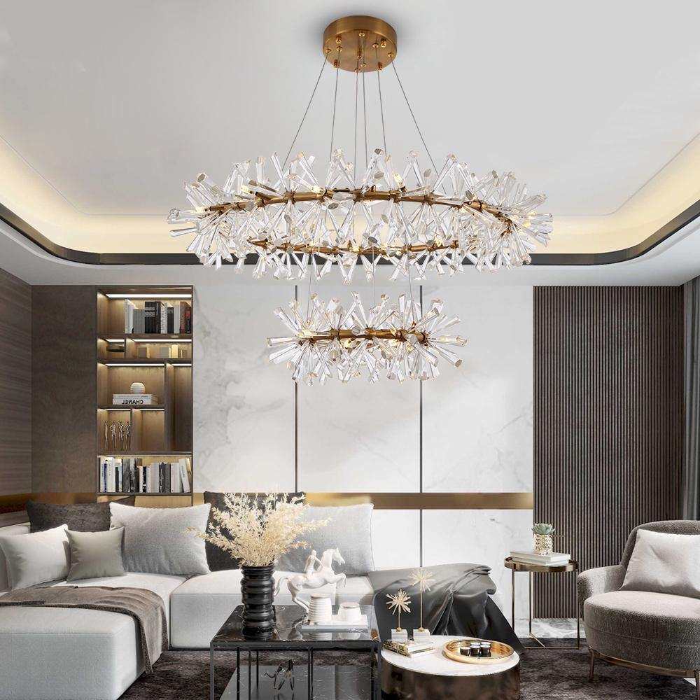 The Feathering - Nordic Side - chandelier, crystal, pendant