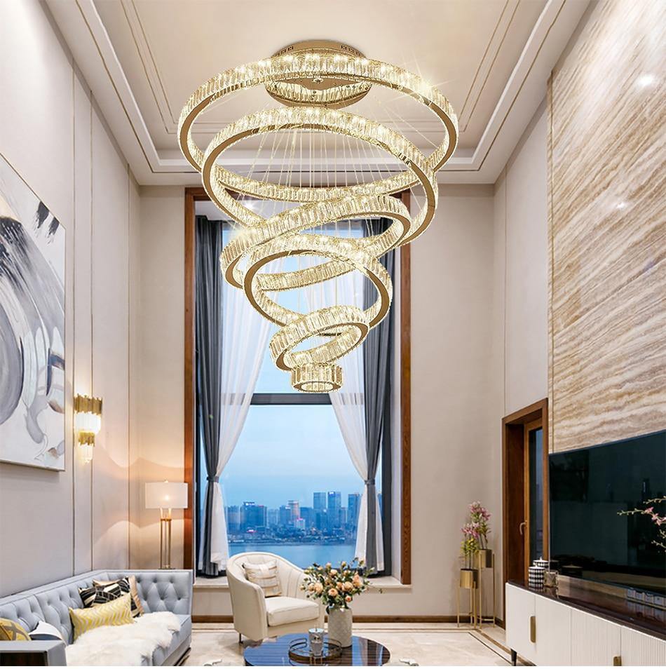 The Spinal - Nordic Side - Chandelier, crystal