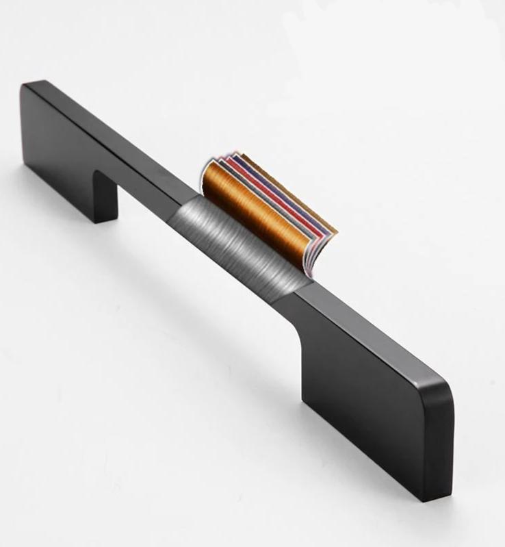 Beatrice - Solid Black Cabinet & Door Handle - Nordic Side - 10-29, modern-pieces