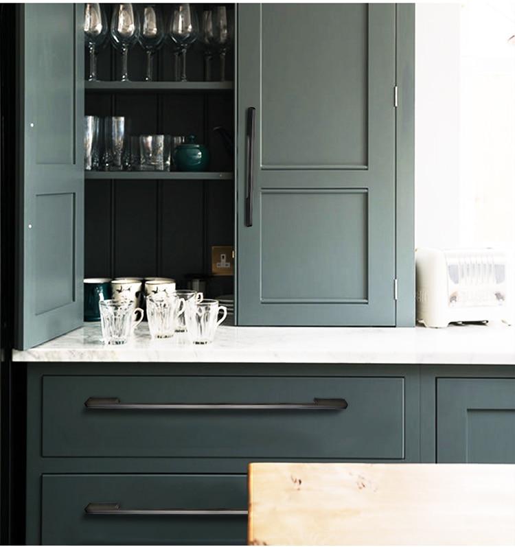 Beatrice - Solid Black Cabinet & Door Handle - Nordic Side - 10-29, modern-pieces