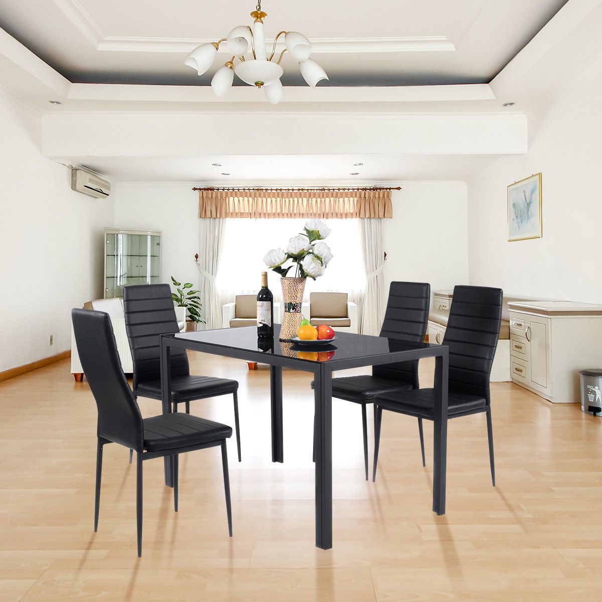 Rosadita - Five Piece Dining Set - Nordic Side - 11-18, modern-furniture, modern-pieces