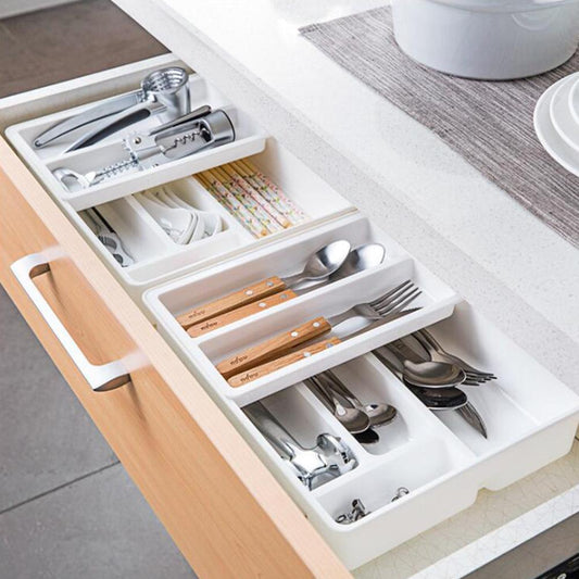 Dabney - Kitchen Cutlery Drawer Organizer Tray - Nordic Side - 
