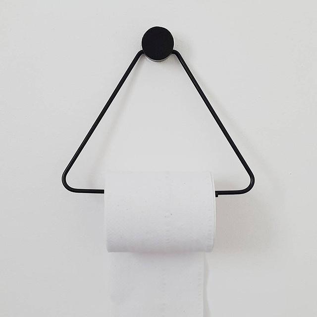 Iron Triangular Paper Roll Organiser - Nordic Side - 