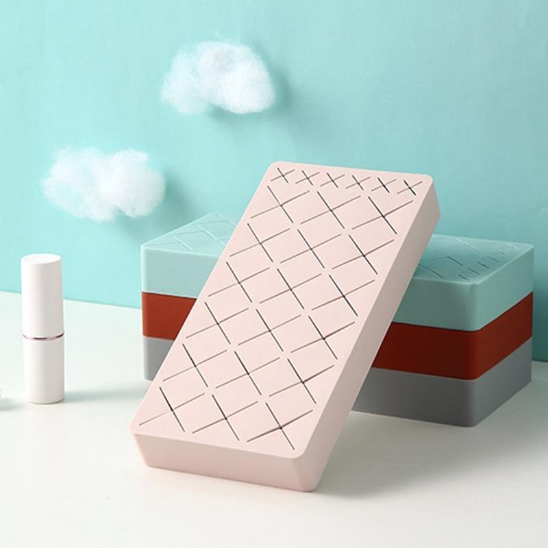 24 Grid Silicone Lipstick Storage Box - Nordic Side - 