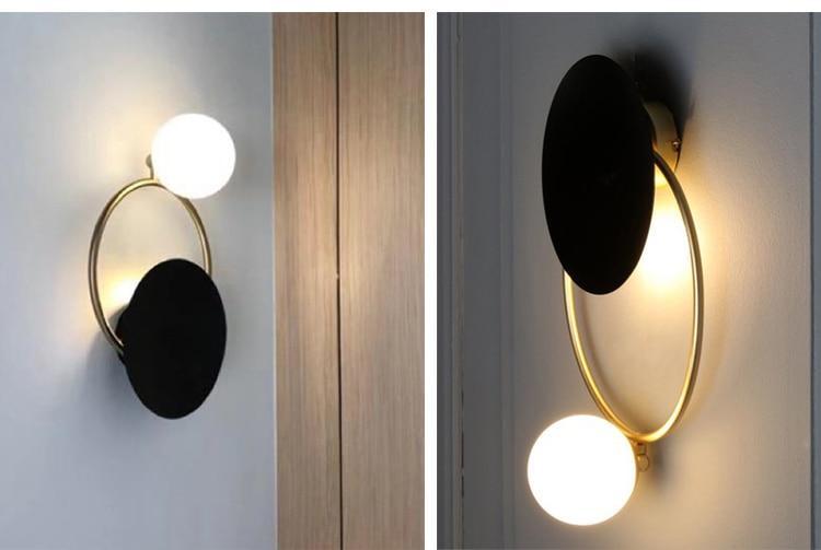 Ring On Dot Wall Light - Nordic Side - 