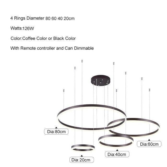 Pendant Light with Circles - Nordic Side - 
