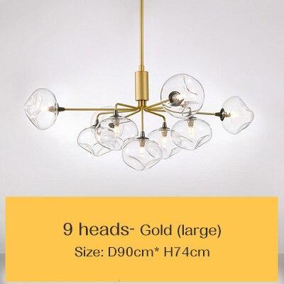 Nordic Natural Glass Chandelier - Nordic Side - 