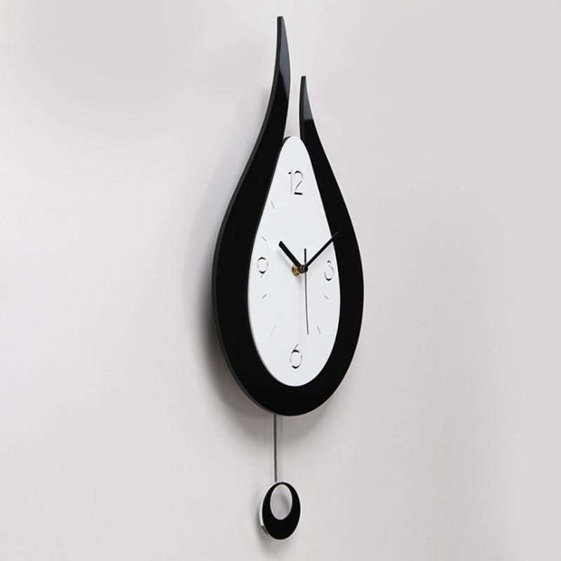 Lyon - Modern Nordic Water Droplet Design Wall Clock - Nordic Side - 02-12, modern-pieces