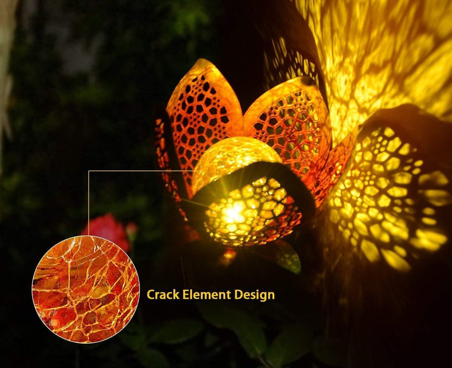 Solar Powered Flower Stake Garden Light - Nordic Side - 04-25, modern-lighting, modern-pieces