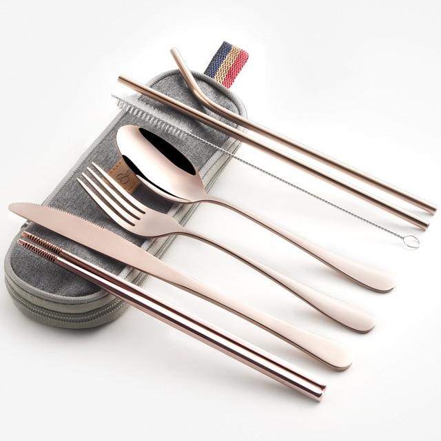 Dinnerware Set Travel Cutlery - Nordic Side - diningroom, kitchen, travel
