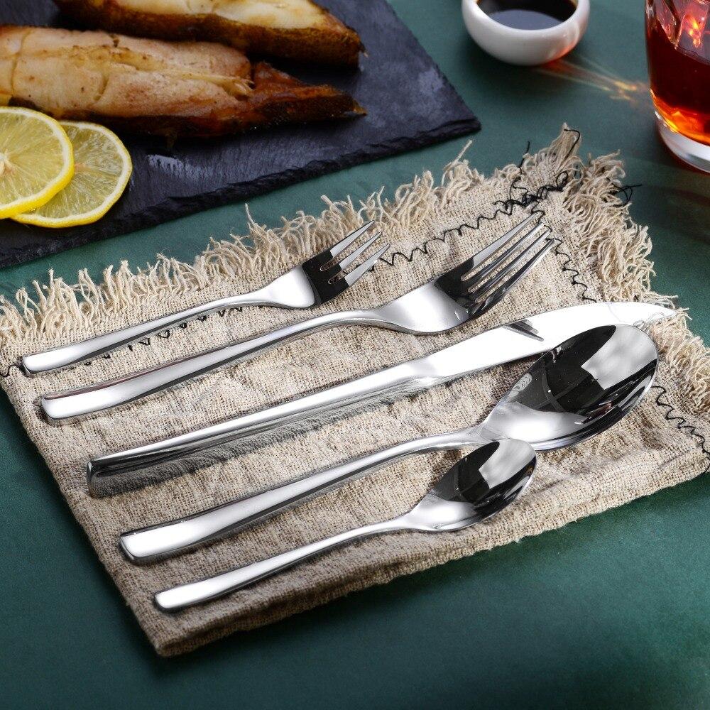 Mirror Polished Cutlery Set(30-Pieces) - Nordic Side - 