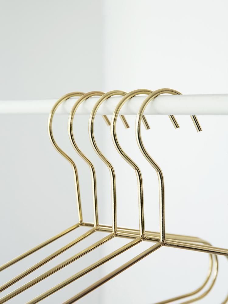 5pcs Gold Iron Hangers - Nordic Side - 