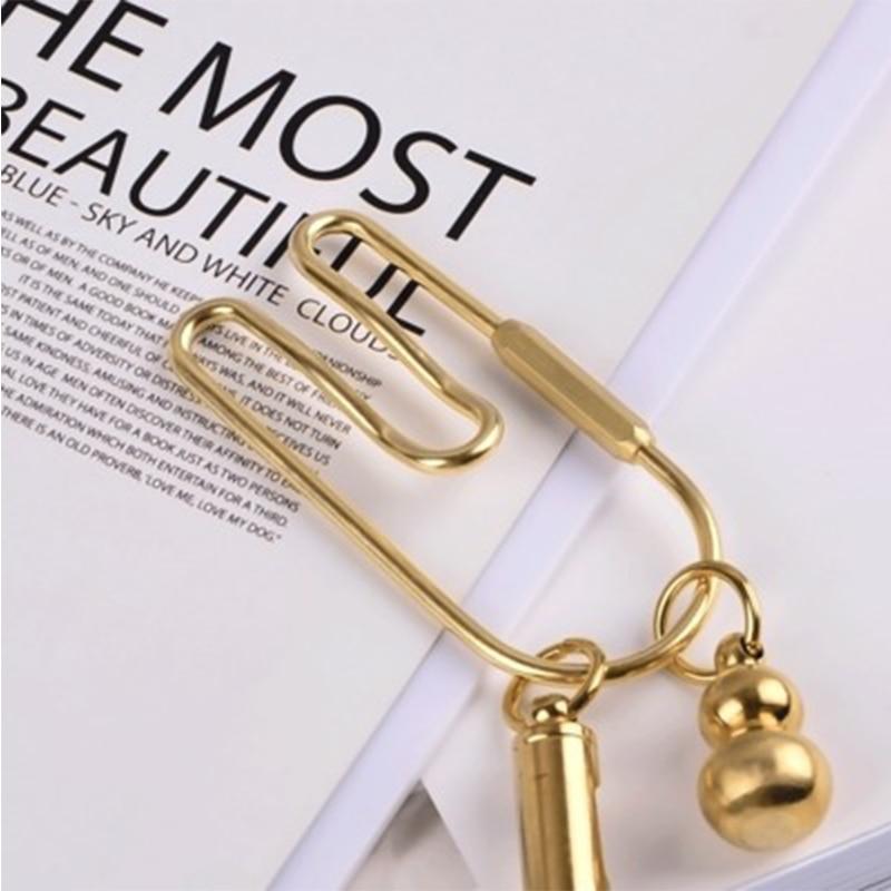 Gold Copper Key Ring - Nordic Side - 