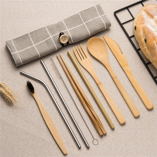 Tableware Set Bamboo Cutlery - Nordic Side - diningroom, kitchen