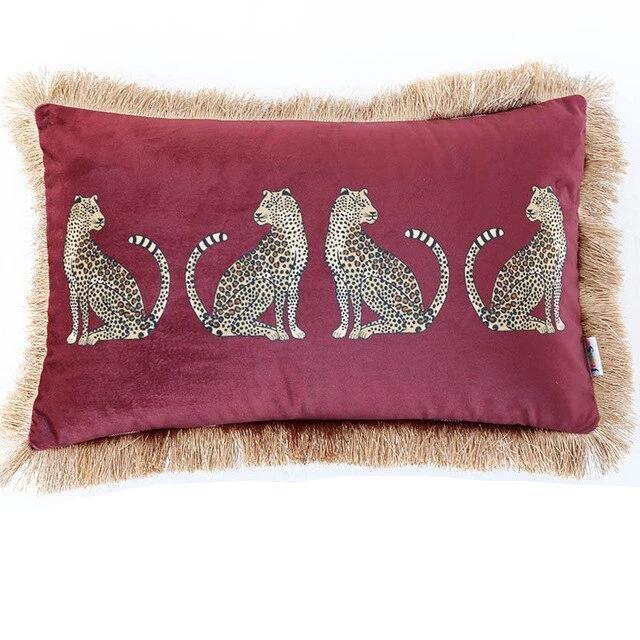 Retro Leopard Cushion Cover - Nordic Side - 
