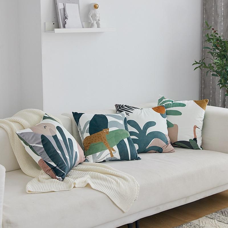 Fresh Plants Cushion Cover - Nordic Side - 
