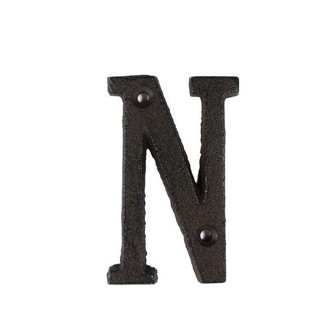 Iron Plate Letter & Number Decor - Nordic Side - 01-27, modern-farmhouse