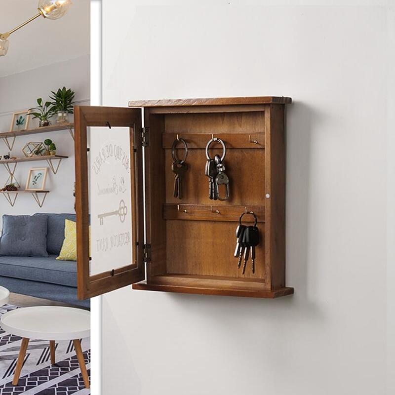 Alistair - Wooden Key Storage Cabinet - Nordic Side - 11-27, modern-farmhouse, modern-furniture