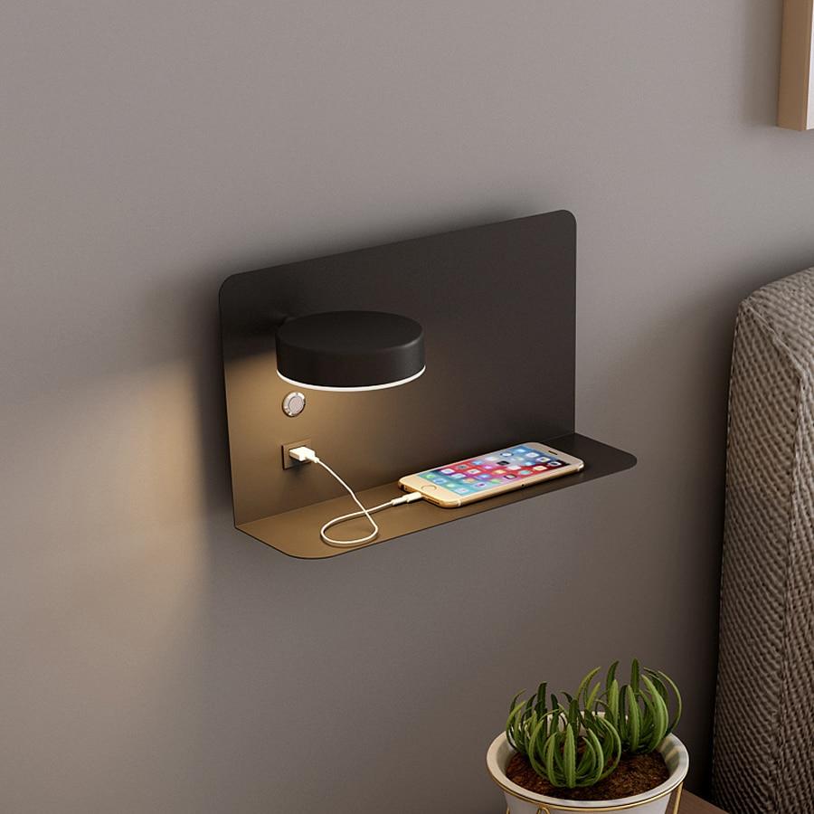 Rowan - LED Bedside Wall Lamp USB Charger - Nordic Side - feed-cl1-lights-over-80-dollars, modern-lighting, modern-pieces
