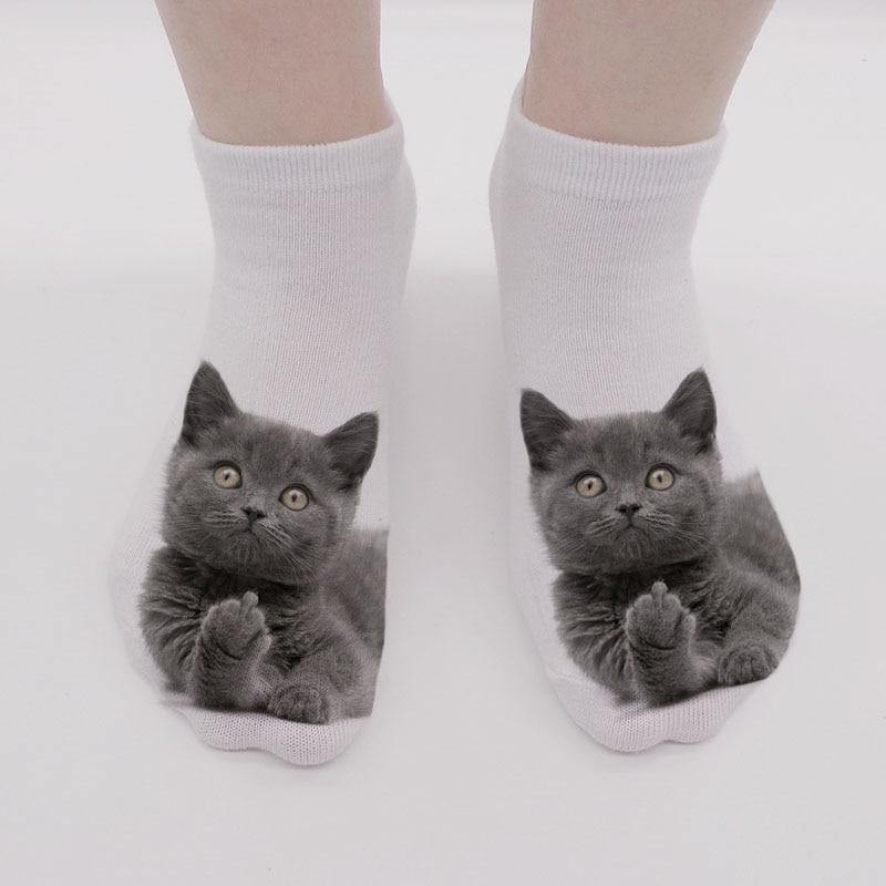 Creative 3D Cat Socks - Nordic Side - 