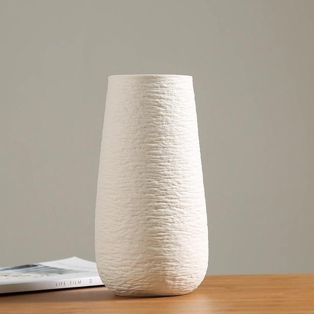 Modern White Vase Ceramic Vase