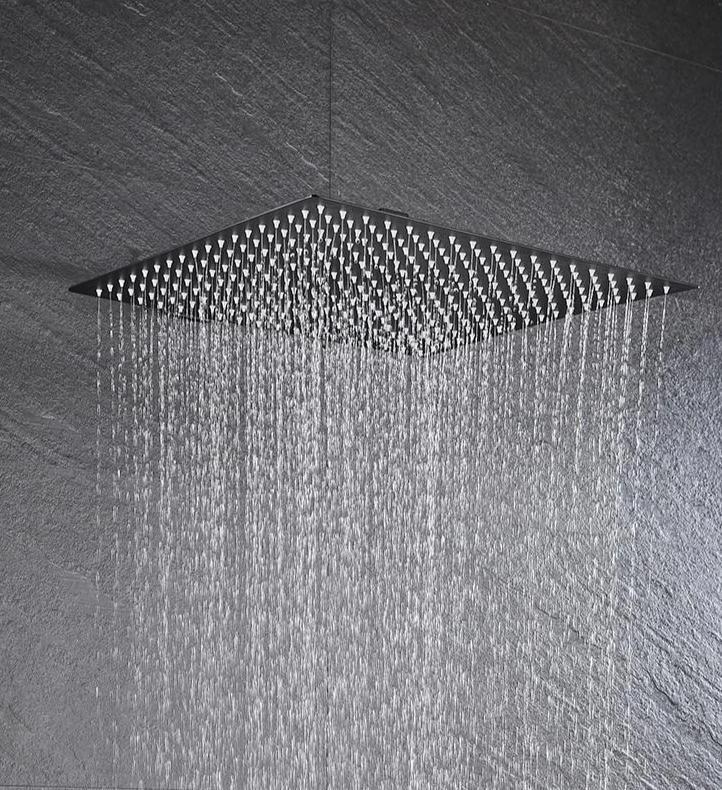 Arlo - Large Luxury Rainfall Shower Head - Nordic Side - 01-14, bathroom-collection, modern-pieces