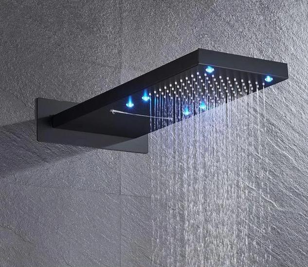 Elora - Rainfall LED Shower Head - Nordic Side - 01-14, bathroom, bathroom-collection, modern-pieces