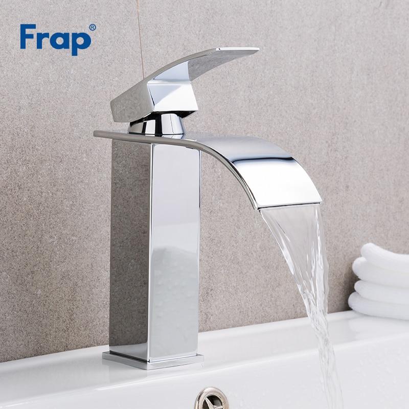 Val - Deck Mounted Waterfall Spout Chrome Bathroom Faucet - Nordic Side - 03-19, modern-pieces
