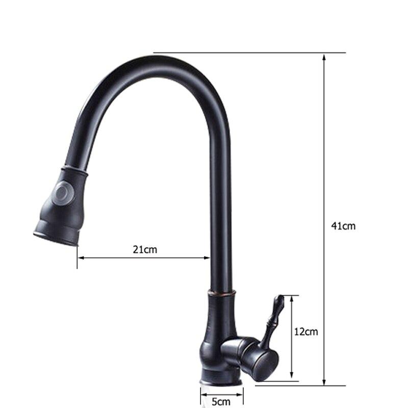Roberto - Pull Down Kitchen Faucet - Nordic Side - 03-16, modern-pieces