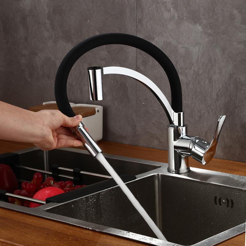 Lodge - Rotating Flexible Kitchen Faucet - Nordic Side - 03-15, modern-pieces