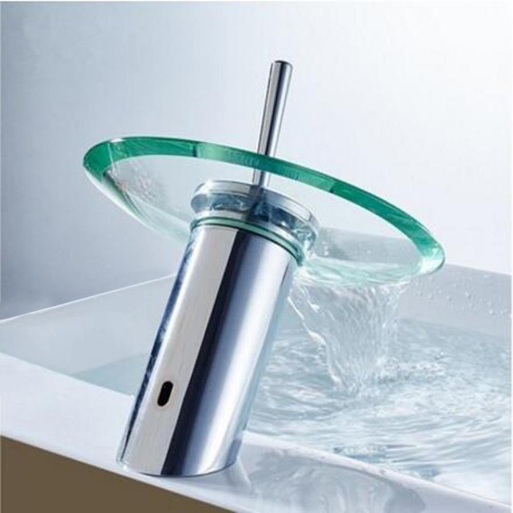 Cascada - Glass Waterfall Bathroom Faucet - Nordic Side - 03-15