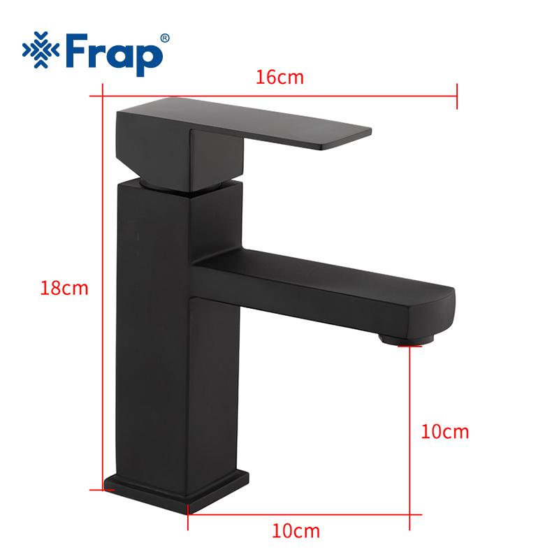 Delmer - Black Stainless Steel Square Bathroom Faucet - Nordic Side - 03-19, modern-pieces