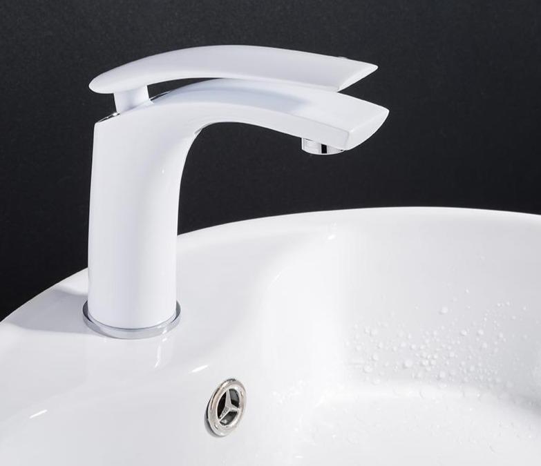 Caron - Single Handle Brass Bathroom Faucet - Nordic Side - 03-22