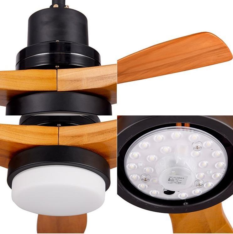 Zach - LED Light Ceiling Fan - Nordic Side - feed-cl0-over-80-dollars, feed-cl1-fan, feed-cl1-lights-over-80-dollars