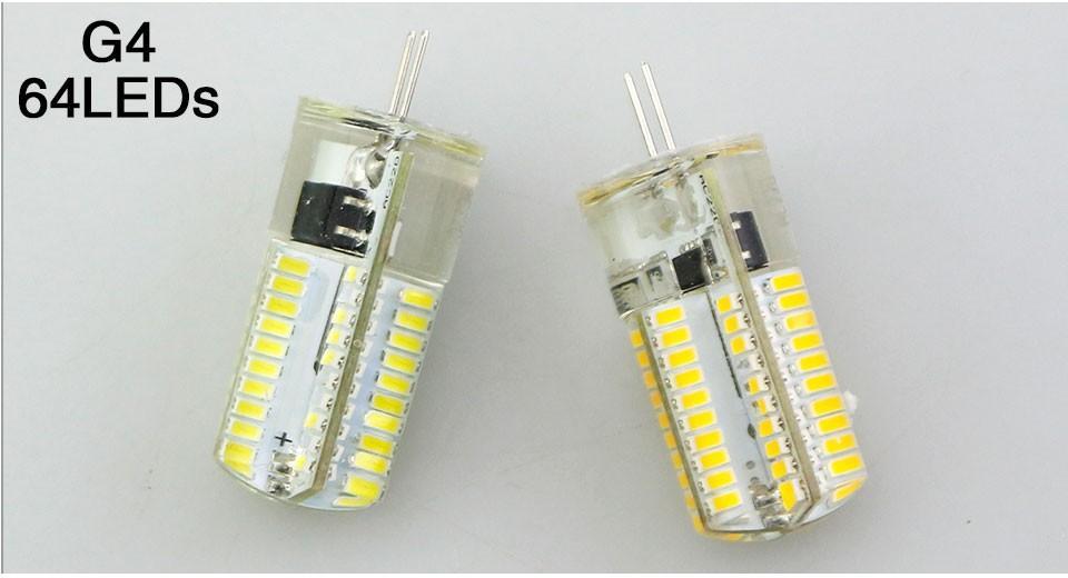 G9 G4 Led Bulb Lights E14 E11 E12 E17 G8 Dimmable LED Lamp 110V 220V - Nordic Side - 