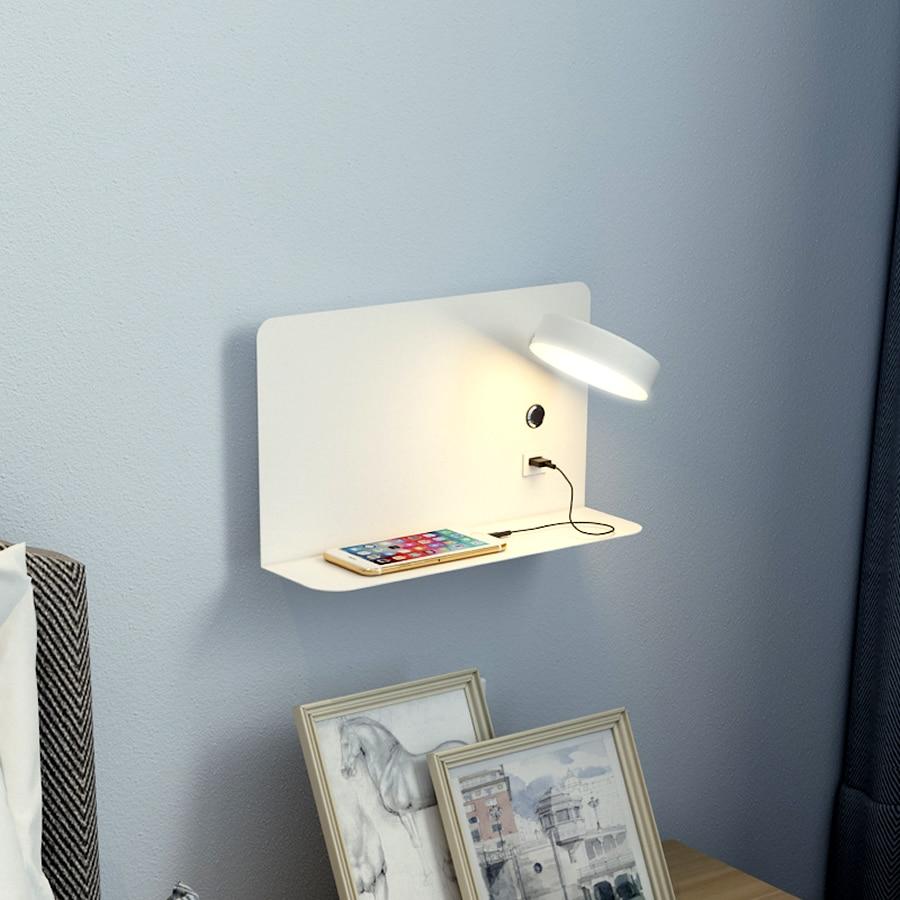 Rowan - LED Bedside Wall Lamp USB Charger - Nordic Side - feed-cl1-lights-over-80-dollars, modern-lighting, modern-pieces