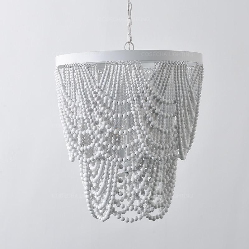 Sam wooden beads chandelier - Nordic Side - 