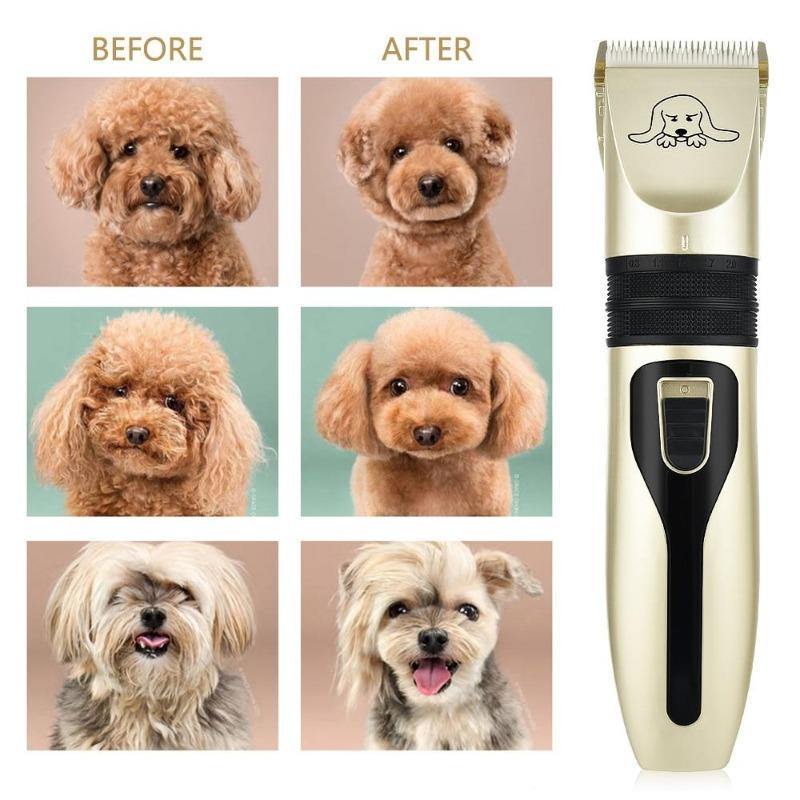 Dog Grooming Clipper Kit, Hair Cutter, Cat Shaver, Hair Fur Trimmer - Nordic Side - Battery trimmer for dogs, cat grooming kit, cat hair cutter, Cat Shaver, Cordless trimmer for pet, Dog clip
