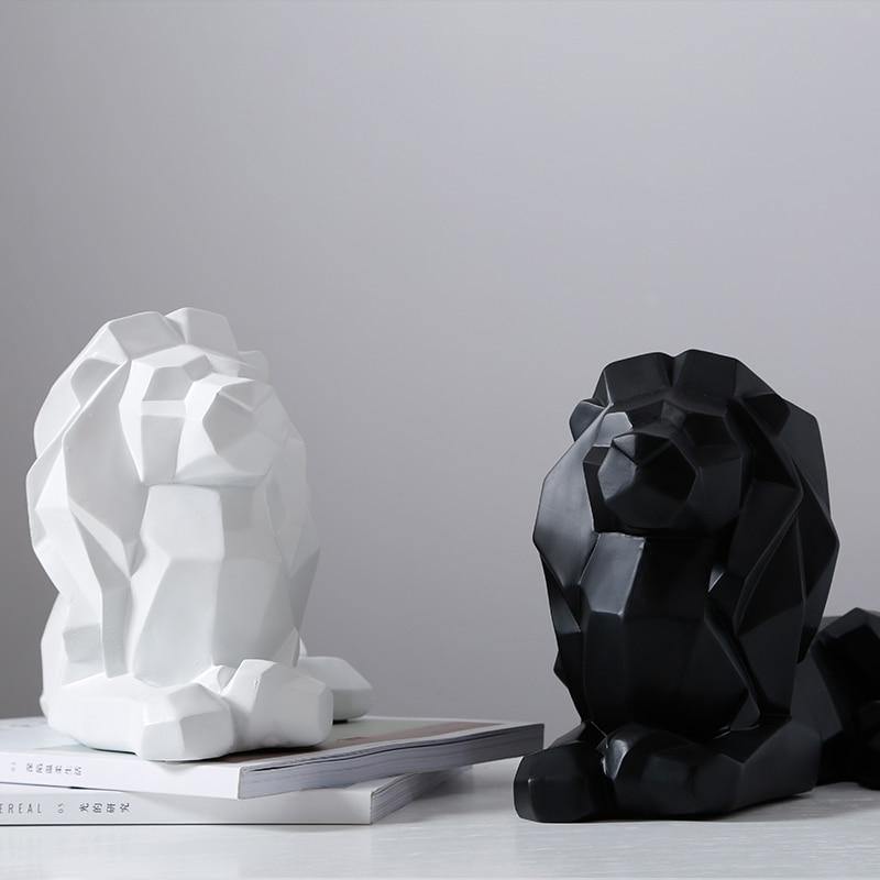 Decorative Lion Figurine - Nordic Side - lion