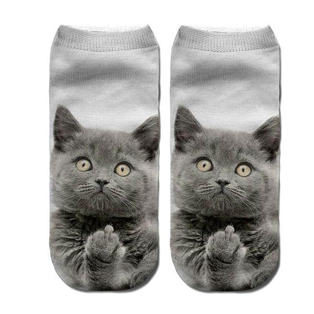 Creative 3D Cat Socks - Nordic Side - 