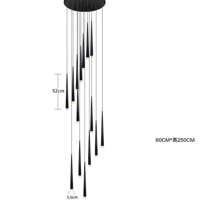 Staircase Rotating Chandelier - Nordic Side - 