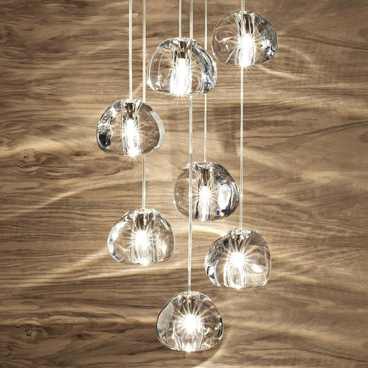 Crystal Ball Chandlier Stair case Chandelier - Nordic Side - 