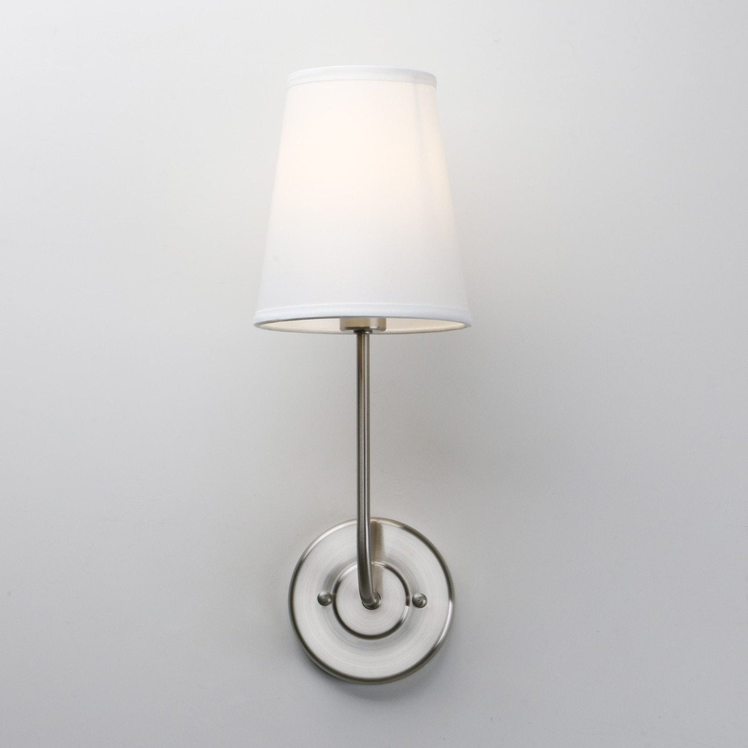 PINO Single classic Cuntry Sconce with  White Fabric Shade - Nordic Side - 