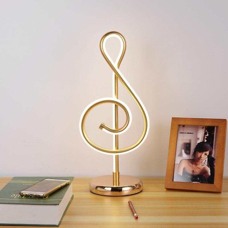 Treble Clef Desk Light - Nordic Side - light, music, treble clef