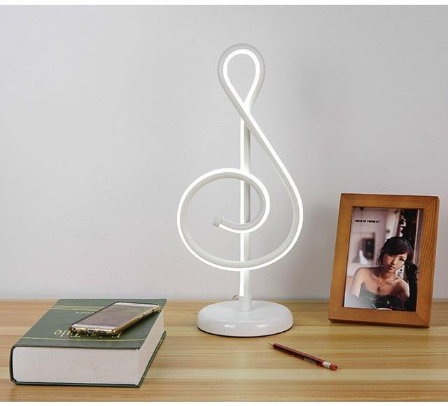 Treble Clef Desk Light - Nordic Side - light, music, treble clef