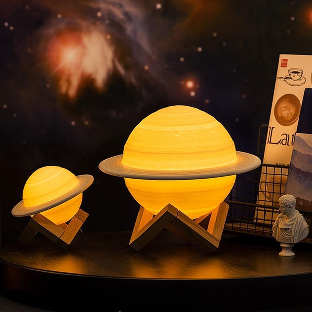 LED Saturn Lamp - Nordic Side - astro, astronaut, saturn
